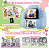 New 2.4" Kid's Camera Cute Style Instant Printing Thermal Photo Paper Recording Function 1080P Video Photography Camcorder + FREE SanDisk 32GB microSDHC Card